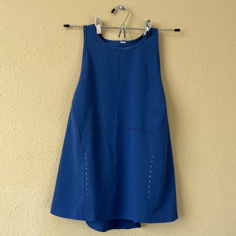lululemon swift ventilated racerback running tank in psychic!! Size 4
